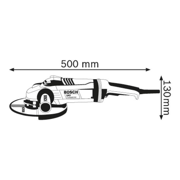 Кутова шліфувальна машина Bosch GWS 22-230 LVI Professional (0601891D00)
