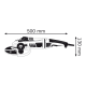 Кутова шліфувальна машина Bosch GWS 24-230 LVI Professional (0601893F00)