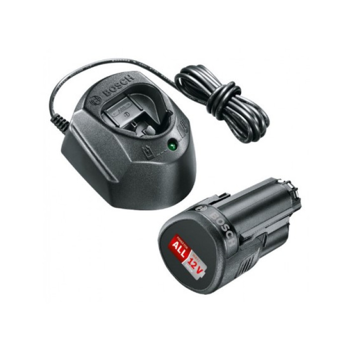 Набор аккумулятор Bosch PBA 12 В 1.5 Ач, зарядное устройство GAL 1210 CV (1600A01L3D)