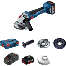 Акумуляторна кутова шліфувальна машина (болгарка) Bosch Professional GWS 18V-10 (06019J4004)