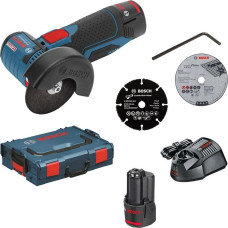 Акумуляторна кутова шліфувальна машина (болгарка) Bosch GWS 12V-76 (06019F200B)