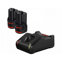 Набор  аккумуляторов Bosch GBA 12 В 2.0 Ач -2 шт, зарядное устройство GAL 12V-40 (1600A019R8)