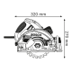 Пила дискова Bosch GKS 65 GCE Professional (0601668900)