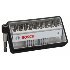 Набор бит (19 шт.), держатель Bosch Robust Line Extra-Hart L1 (2607002567)