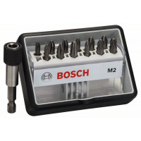 Набор бит (13 шт.), держатель Bosch Robust Line Extra-Hart M2 (2607002564)
