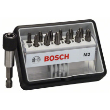 Набор бит (13 шт.), держатель Bosch Robust Line Extra-Hart M2 (2607002564)