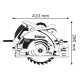 Пила дискова Bosch GKS 85 Professional (060157A000)