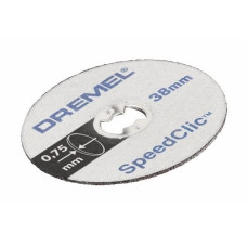 Круг Dremel SpeedClic тонкий отрезной 38 мм 5 шт. (2615S409JB)