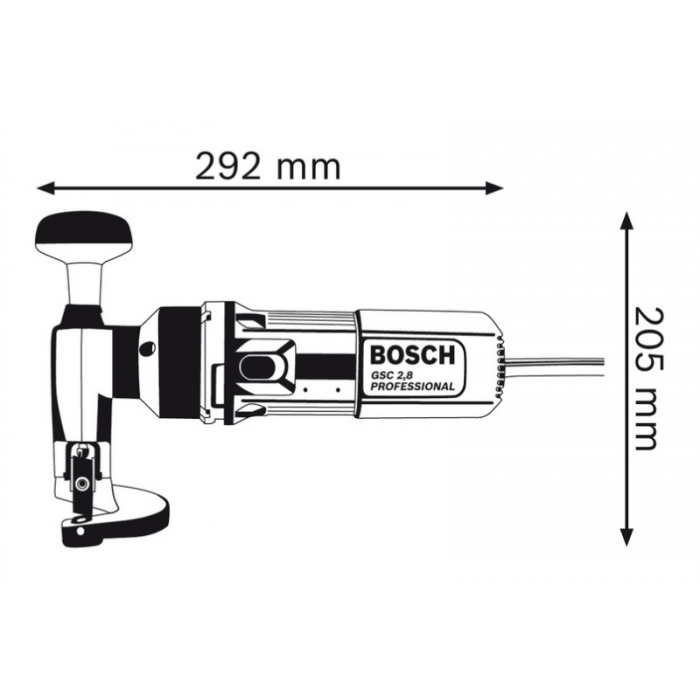 Ножницы по металлу Bosch GSC 2,8 Professional