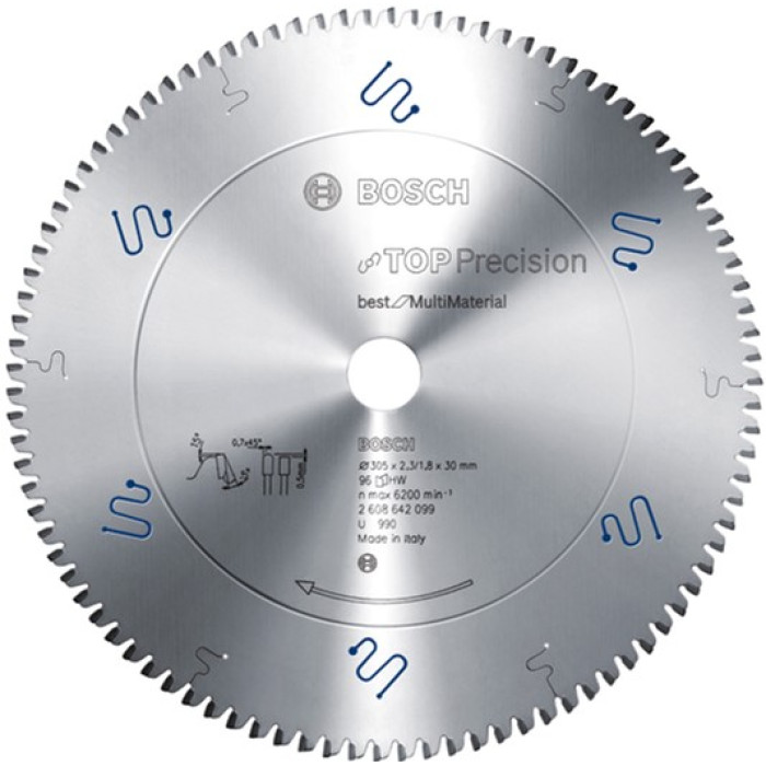 Пильный диск Bosch Best for Multi Material 305х30, Z96 (2608642099)