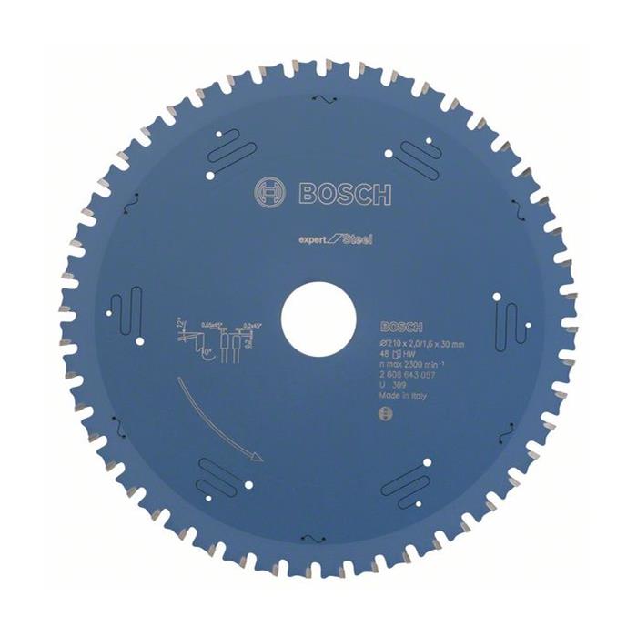 Пильный диск Bosch Expert for Steel 210х30, Z48 (2608643057)