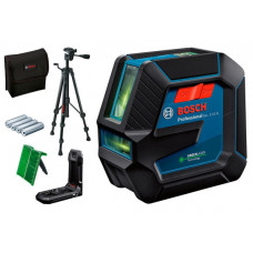 Лазерный нивелир Bosch Professional GLL 2-15 G, штатив BT 150 (0601063W01)