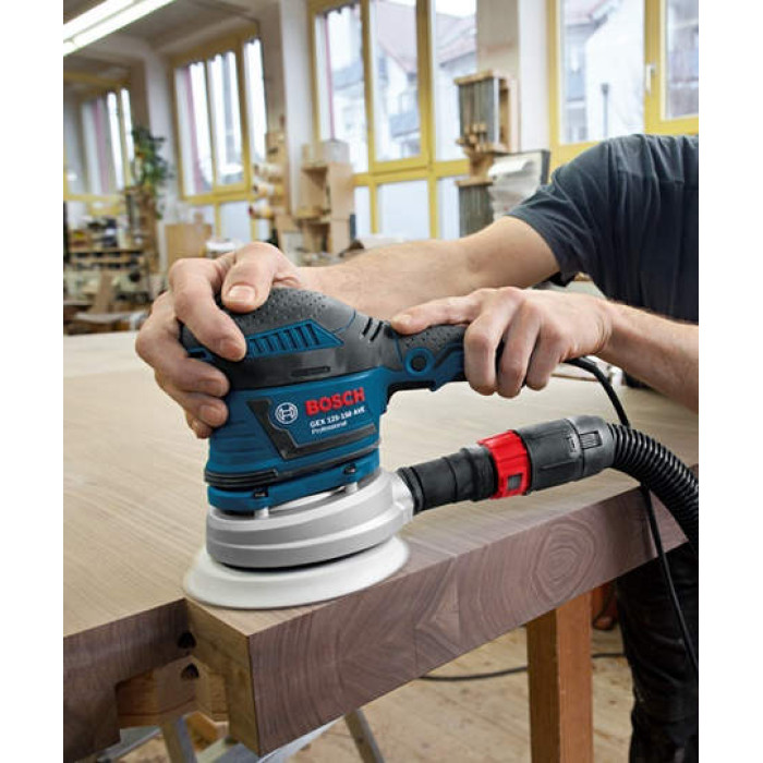 Ексцентрикова шліфувальна машина Bosch GEX 125-150 AVE Professional (Коробка) (060137B102)