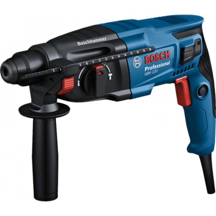 Перфоратор SDS-Plus Bosch Professional GBH 220, Кейс (06112A6020)