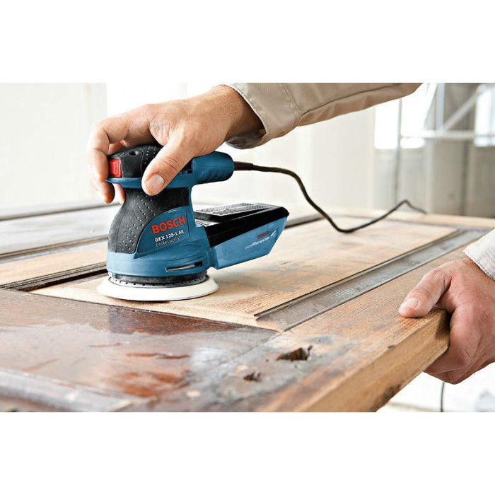 Ексцентрикова шліфувальна машина Bosch GEX 125-1 AE Professional (0601387501)