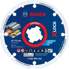 Алмазный отрезной круг по металлу Bosch Diamond Metal Wheel X-LOCK 115x22.23 мм (2608900532)