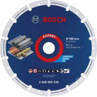 Алмазный отрезной круг по металлу Bosch Expert for Metal 180x22.23 мм (2608900535)