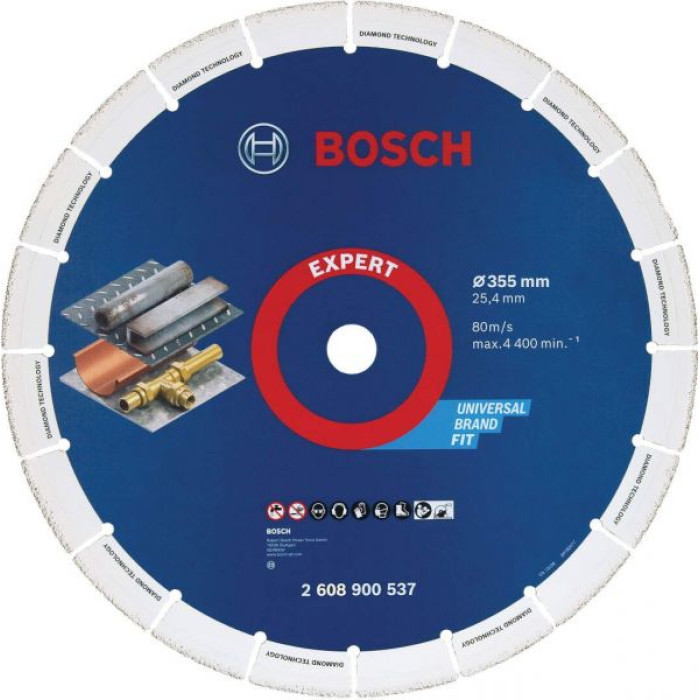 Алмазный отрезной круг по металлу Bosch Diamond Metal Wheel 355x25.4 мм (2608900537)