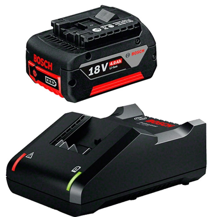 Набор аккумулятор Bosch GBA 18 В 4.0 Ач, зарядное устройство Bosch GAL 18V-40 (1600A01B9Y)