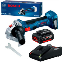 Акумуляторна кутова шліфувальна машина (болгарка) Bosch Professional GWS 180-LI (06019H9025)