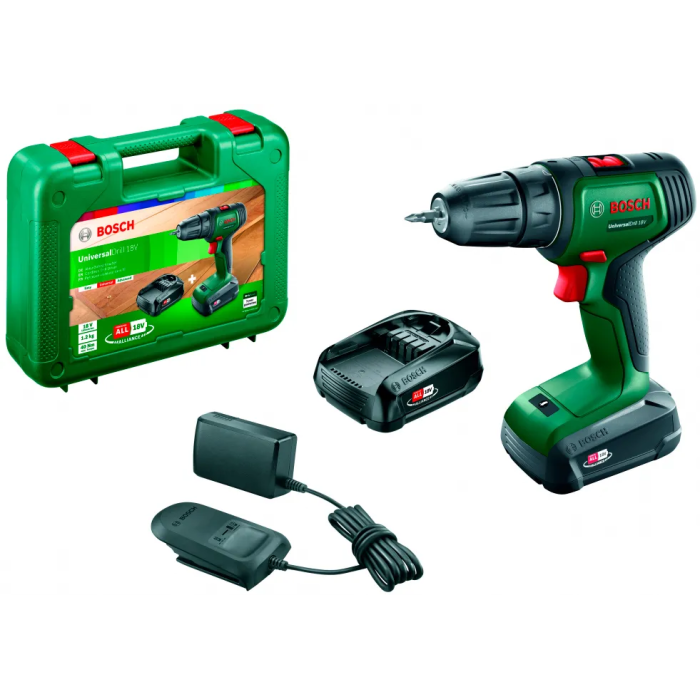 Акумуляторний шуруповерт Bosch UniversalDrill 18V (06039D4002)