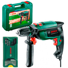 Дриль ударний Bosch UniversalImpact 700, 15 шт. X-line (060313100F)