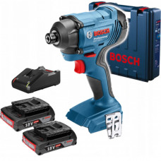 Акумуляторний ударний гайковерт BOSCH GDR 180-Li 2х2.0 Ач, ЗУ (06019G5123)