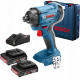 Акумуляторний ударний гайковерт BOSCH GDR 180-Li 2х2.0 Ач, ЗУ (06019G5123)