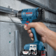 Акумуляторний ударний гайковерт BOSCH GDR 180-Li 2х2.0 Ач, ЗУ (06019G5123)