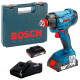 Аккумуляторный ударный гайковерт BOSCH GDX 180-LI 2х2.0 Ач, ЗУ (06019G5223)