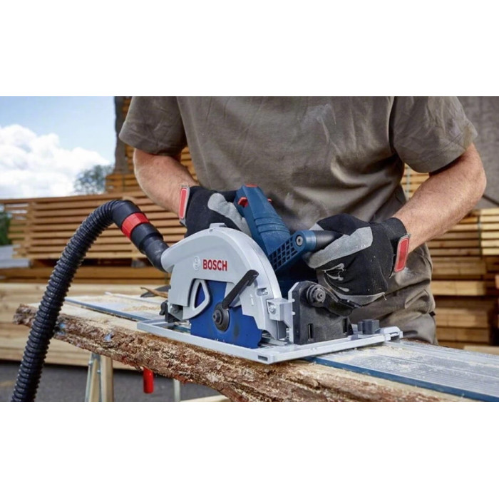 Акумуляторна дискова пилка Bosch Professional BITURBO GKS 18V-68 C з пиляльним диском (Без АКБ та ЗУ) (06016B5000)
