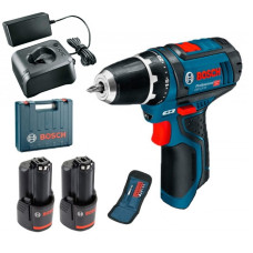 Акумуляторний шуруповерт Bosch Professional GSR 12V-15, набір біт (060186810G)