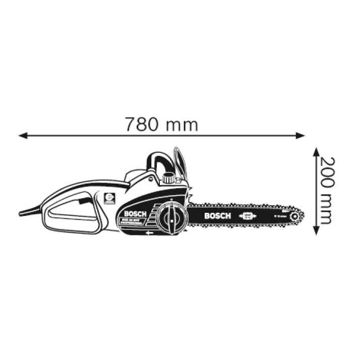 Цепная электропила  Bosch GKE 35 BCE Professional