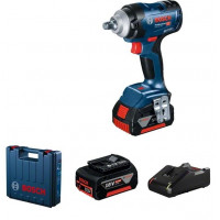 Аккумуляторный ударный гайковерт Bosch Professional GDS 18V-400 (06019K0020)