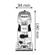 Фрезер ручний (кромковий) Bosch GKF 600 Professional (060160A100)