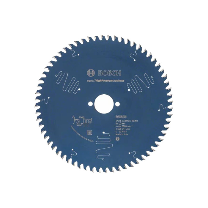 Пильный диск Bosch Expert for High Pressure Laminate 216x30 мм, 2.8/1.8 мм, 64T (2608644355)
