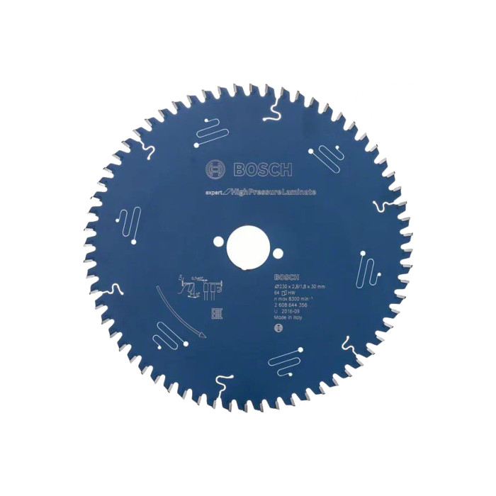 Пильный диск Bosch Expert for High Pressure Laminate 230x30 мм, 2.8/1.8 мм, 64T (2608644356)