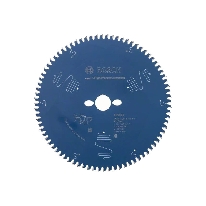 Пильный диск Bosch Expert for High Pressure Laminate 260x30 мм, 2.8/1.8 мм, 80T (2608644361)