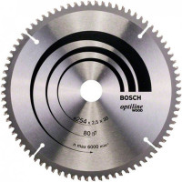 Пильный диск Bosch Optiline Wood 254х30 мм 80T (2608640437)