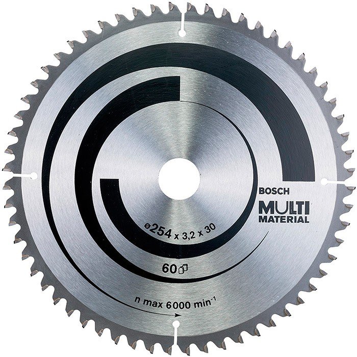 Пильный диск Bosch Multi Material 254х30 мм 60T (2608640449)