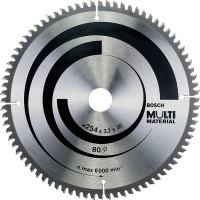 Пильный диск Bosch Multi Material 254х30 мм 80T (2608640450)