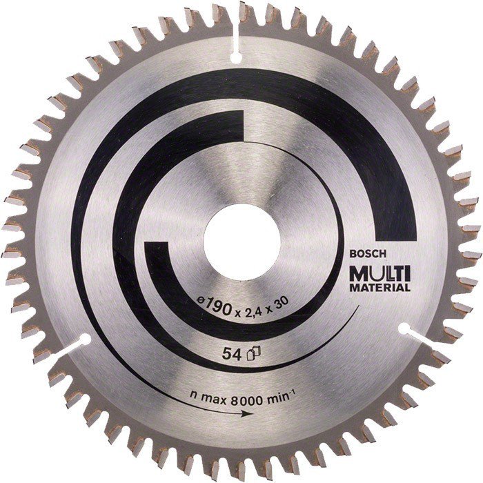 Пильный диск Bosch Multi Material 190х30 мм 54T, HTLCG (2608640509)