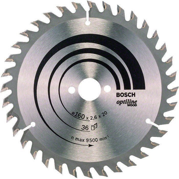 Пильный диск Bosch Optiline Wood 160х20 мм 36 AT (2608640597)