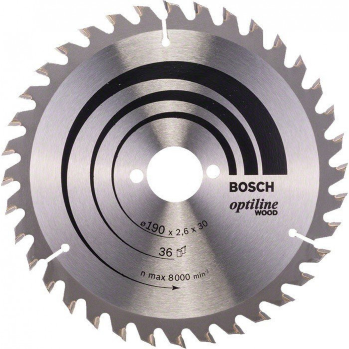 Пильный диск Bosch Optiline Wood 190х30 мм 36 AT (2608640616)