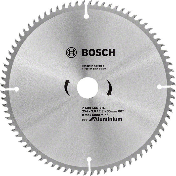 Пильный диск Bosch Eco for Aluminium 254x3x30-80T (2608644394)
