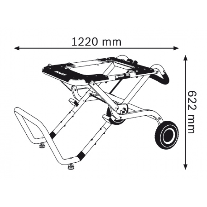 Робочий стіл Bosch GTA 60 W Professional (0601B12000)