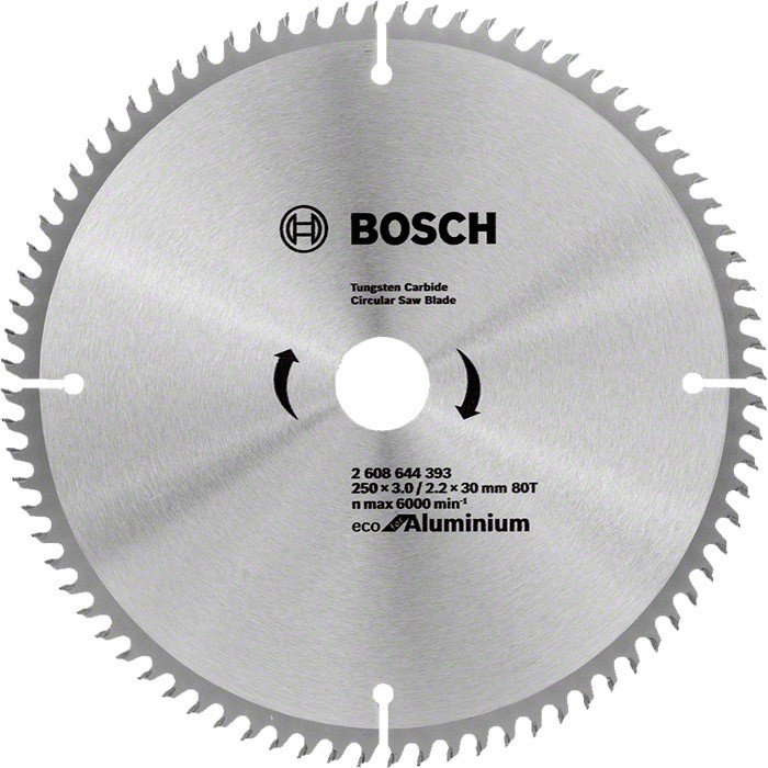 Пильный диск Bosch Eco for Aluminium 250x3x30-80T (2608644393)