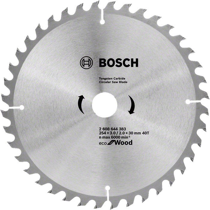 Пильный диск Bosch Eco for Wood 254x3,0x30-40T (2608644383)