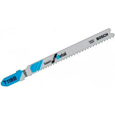 Пилка лобзиковая по металлу Bosch T 118 B, 1.9-2.3×92 мм, 100 шт. (2608631965)