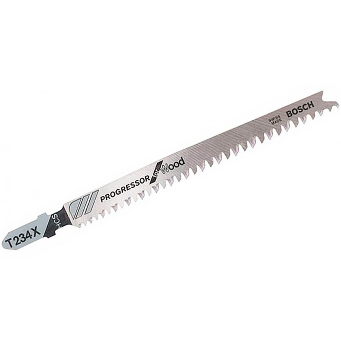 Пилка для лобзика Bosch по дереву T 234 X, 2-3×117 мм, 25 шт. (2608633524)